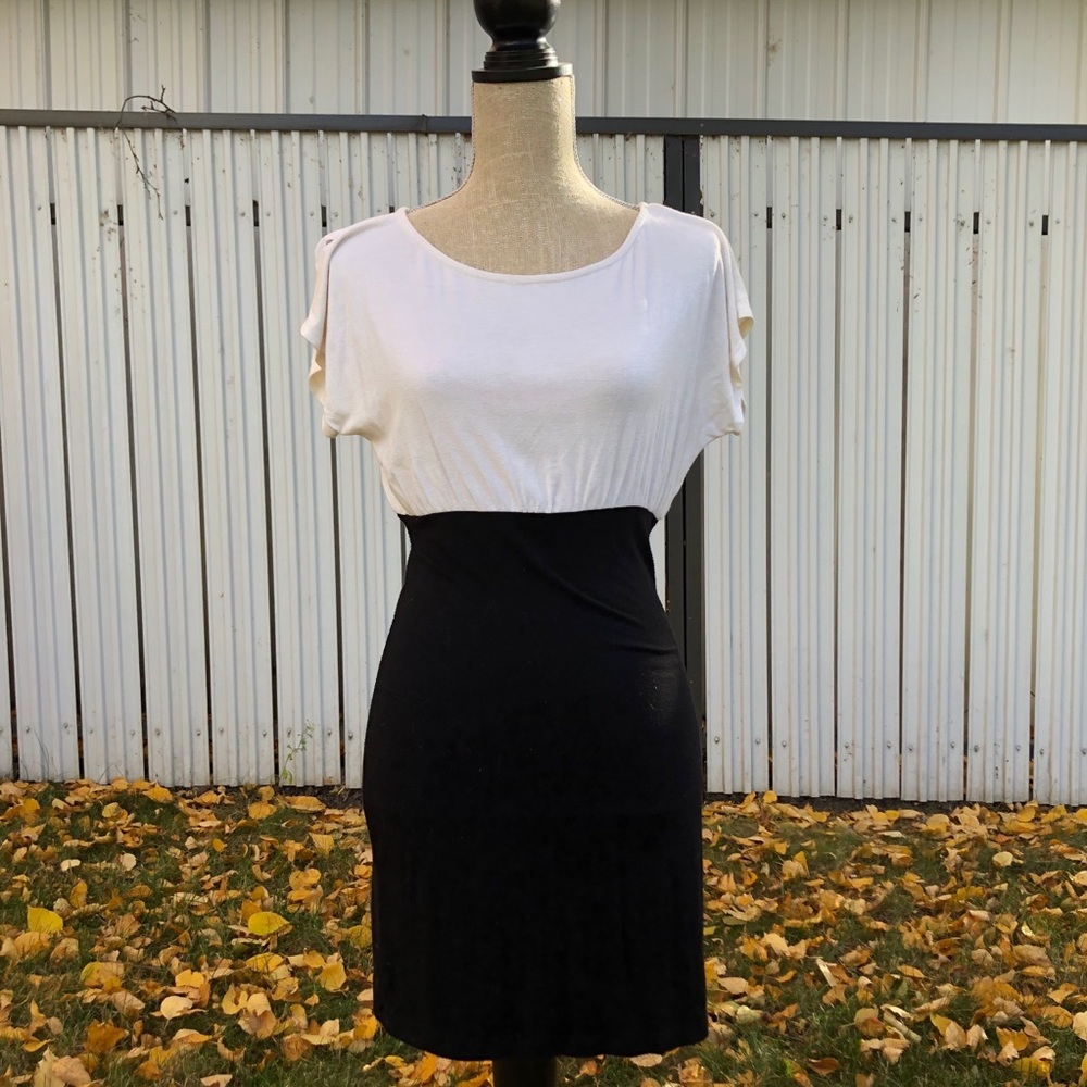 Colour Block Mono Dress